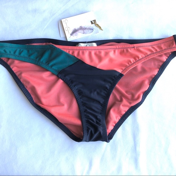 NWT Jessica Simpson Panelled Hipster Bikini XL - Picture 3 of 4